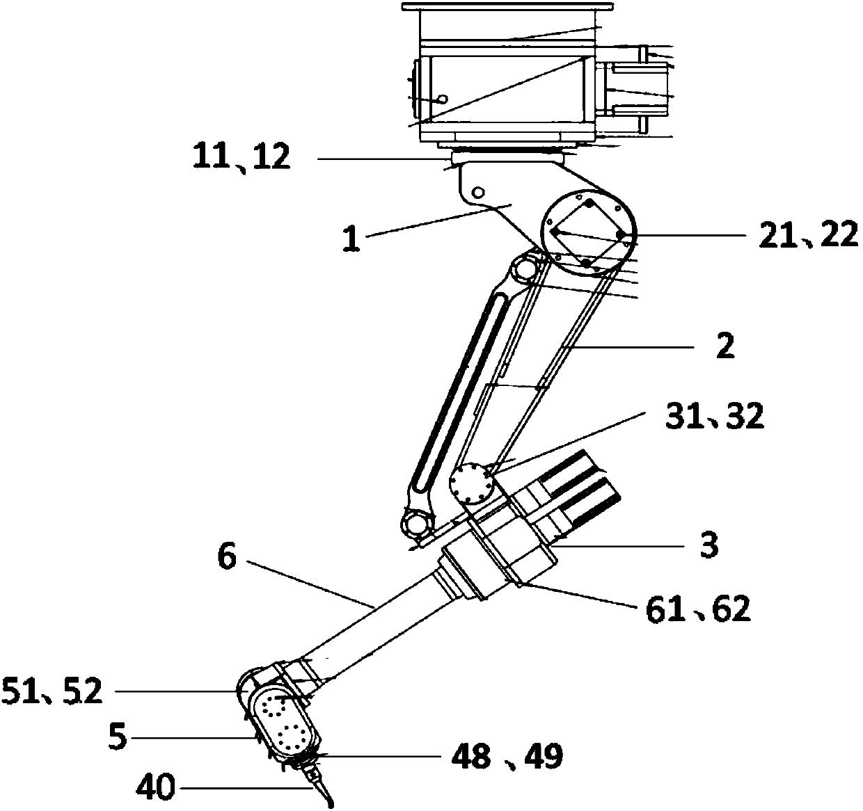 Powder-sowing and crack-making intelligent machine arm assembled on cement-based material 3D printing system