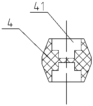 A material pneumatic conveying system driven by a single piston sheath