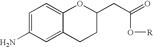 Methods for producing amino substituted chromanes and intermediates therefor