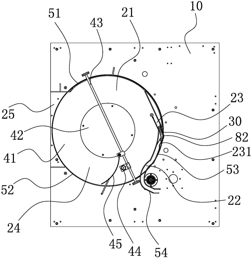 Automatic screening mechanism