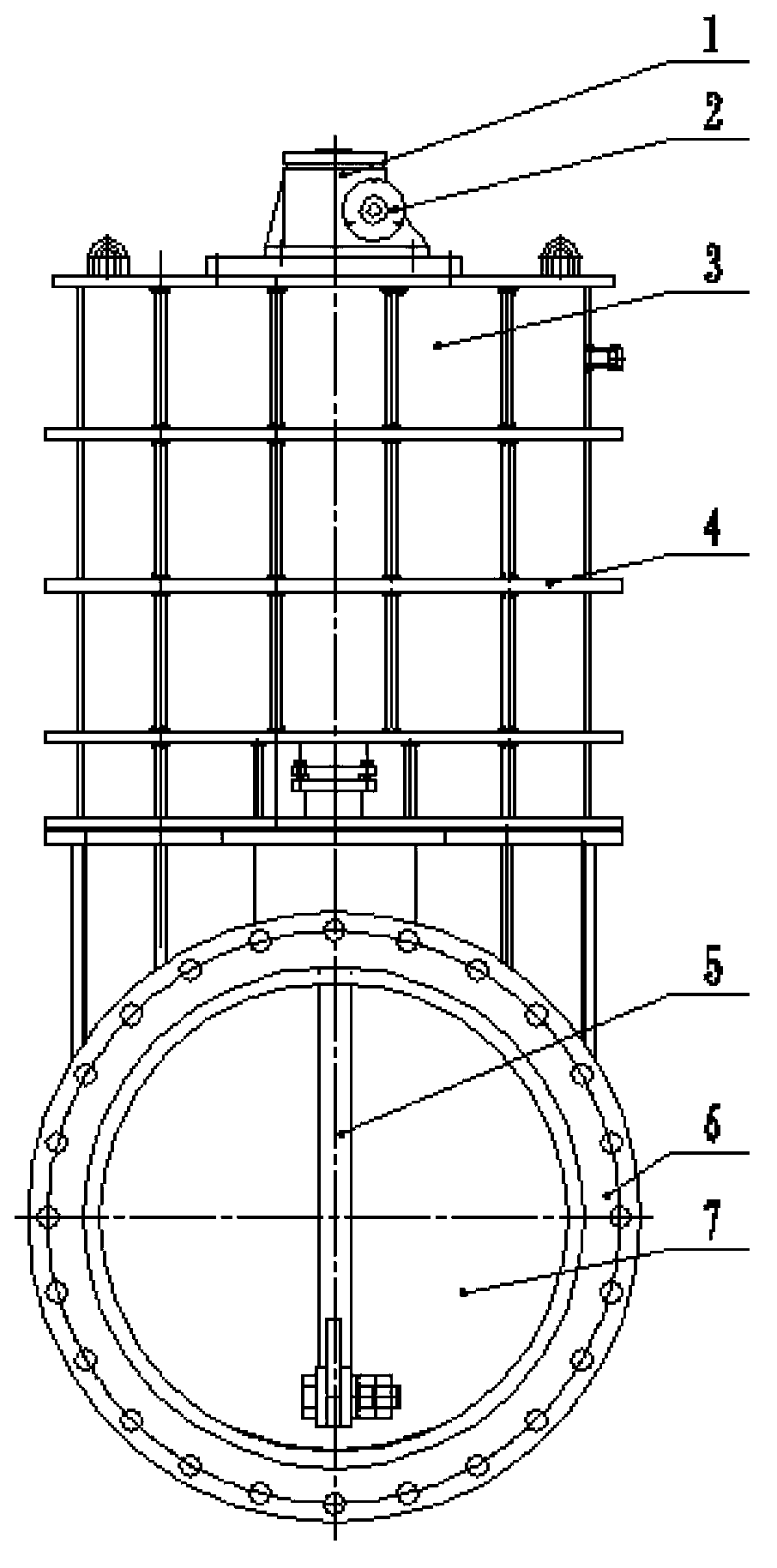 High-power gate valve