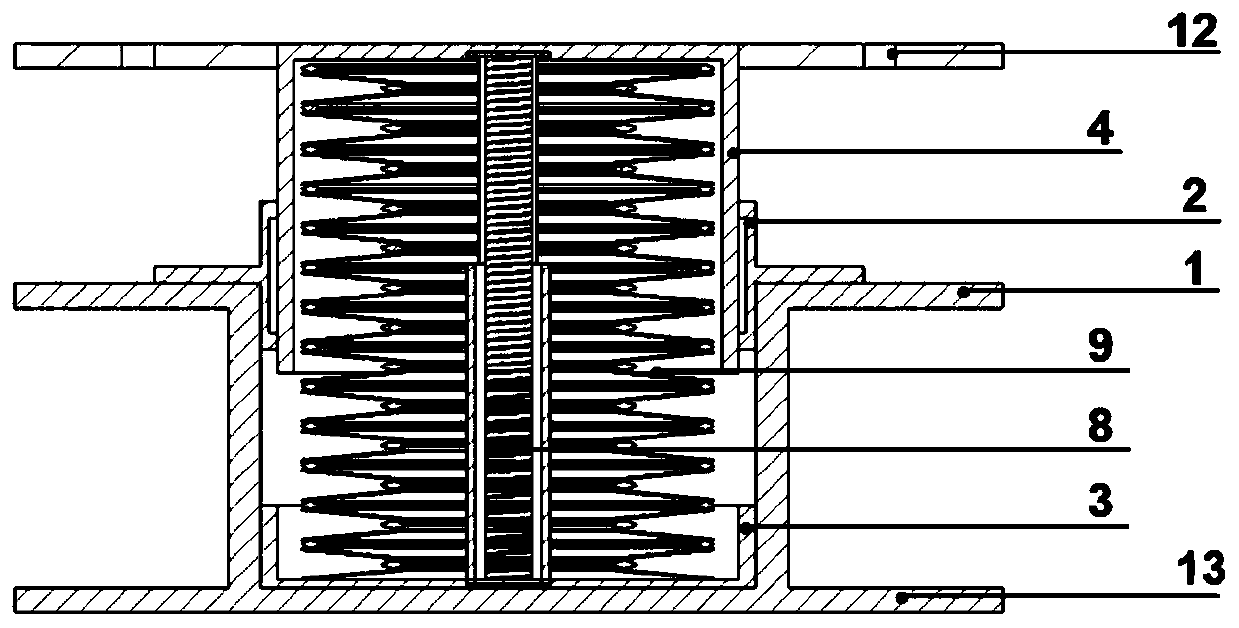 Bearing type motion decoupling vertical vibration isolation device