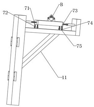 Cable fixing and protecting device for water conservancy and hydropower engineering