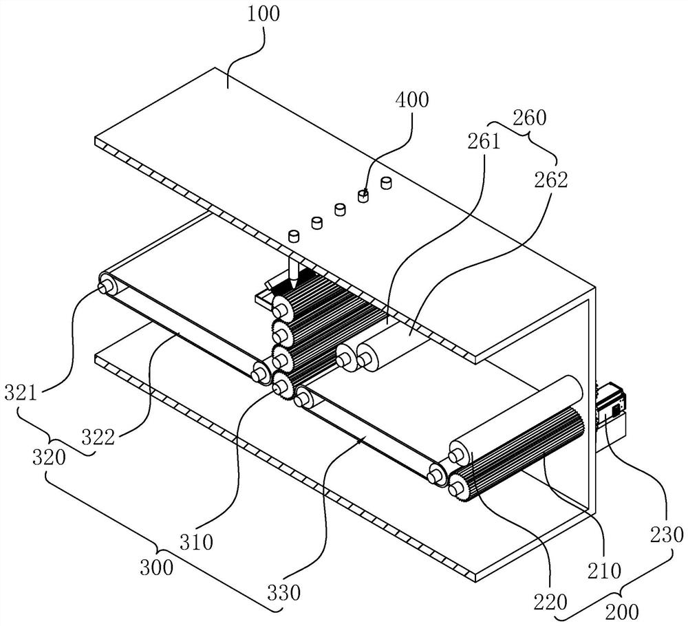 Gluing mechanism, corrugation pressing device and single facer