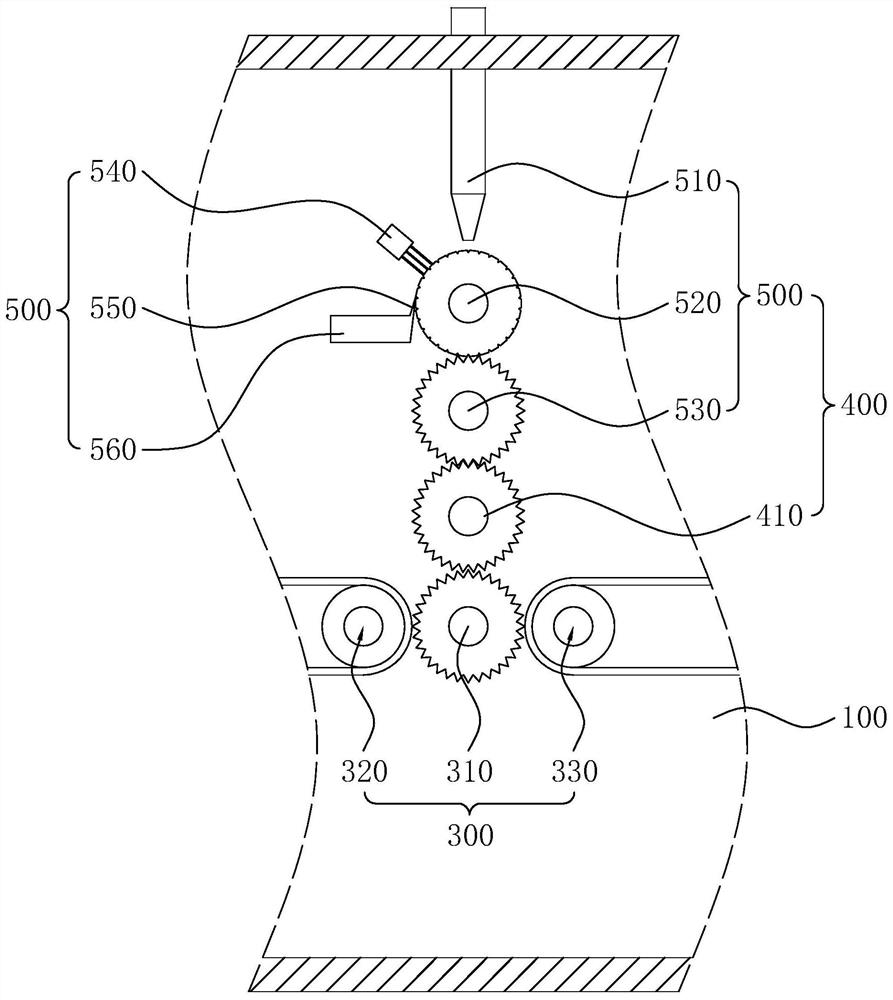 Gluing mechanism, corrugation pressing device and single facer