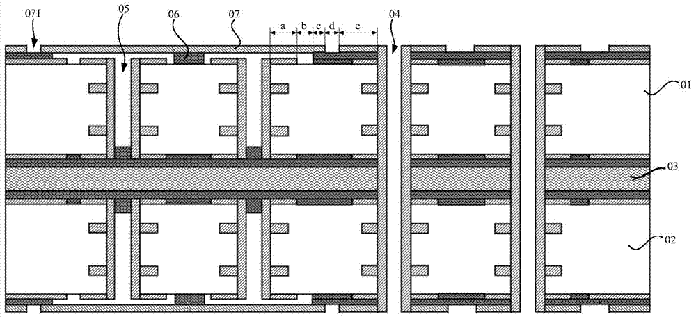 Preparation method for back plate