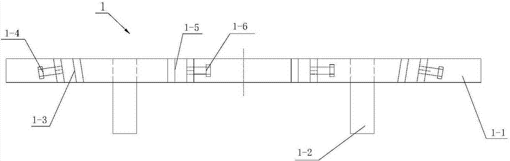 Tool for welding slab fan shape bevel frame and welding method thereof