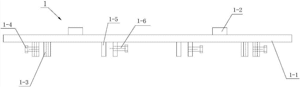 Tool for welding slab fan shape bevel frame and welding method thereof