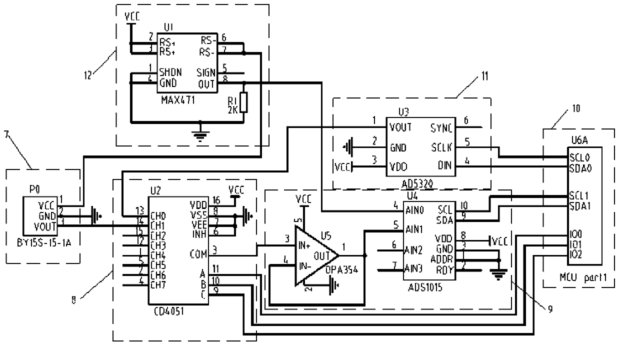 Turbojet engine pressure measurement and diagnosis method and device