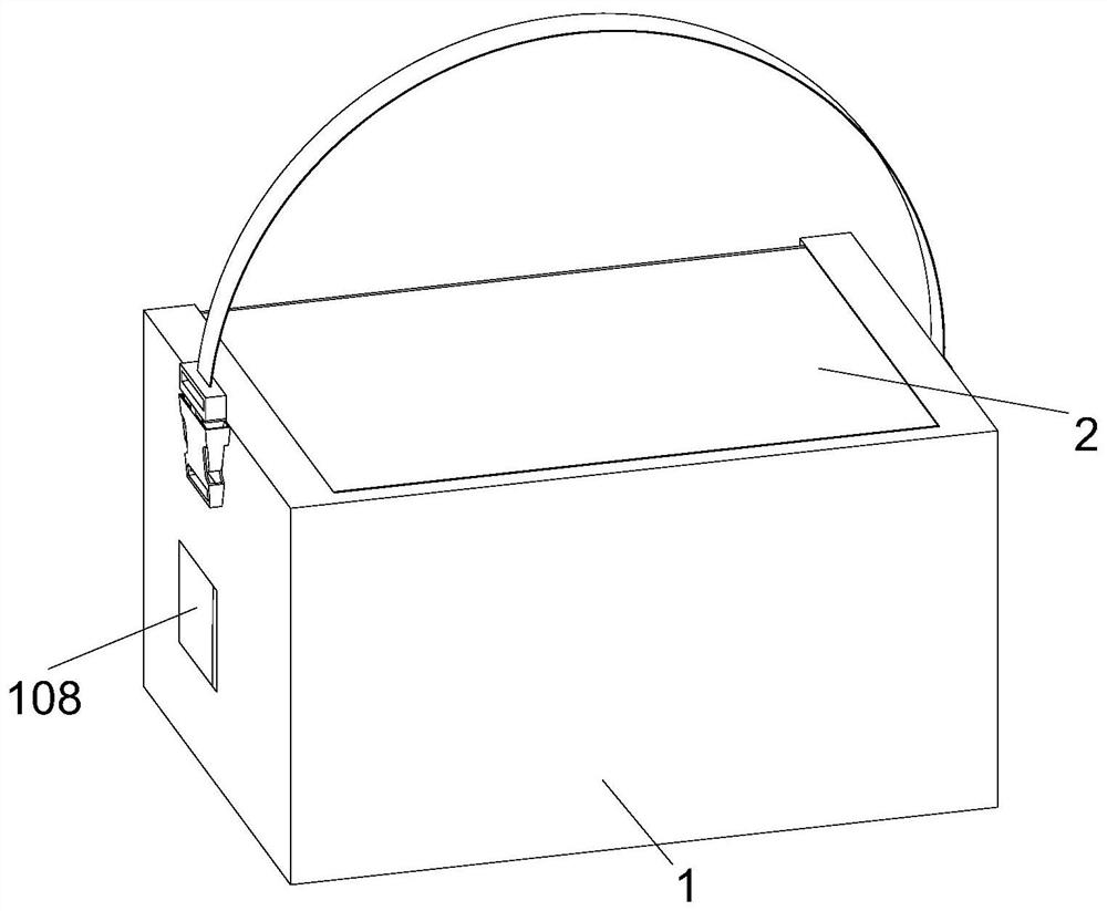 Auxiliary indicating device for surveying and mapping engineering