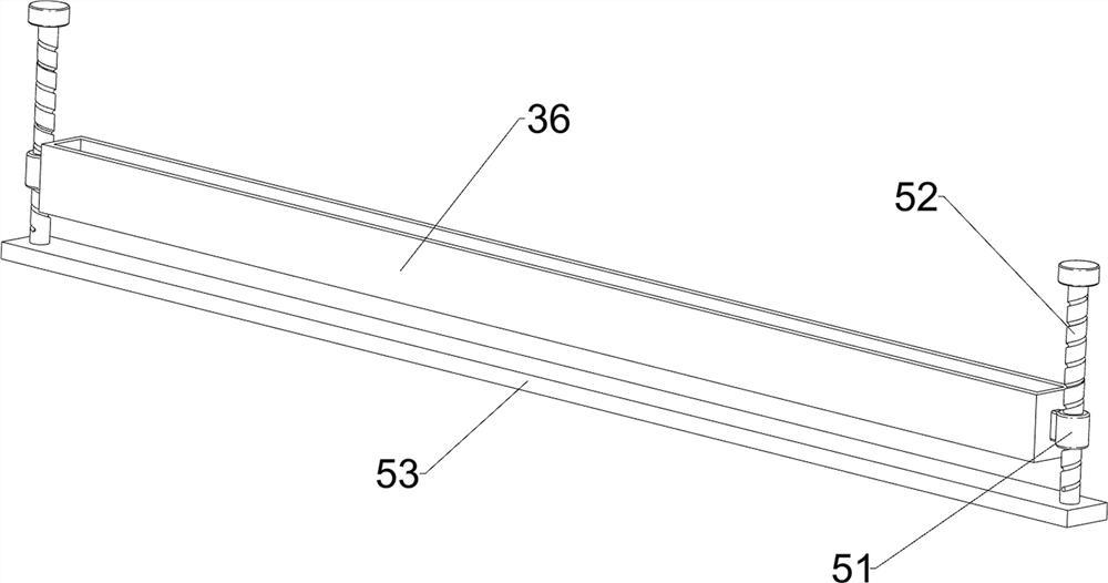 Glass impact type detection device in intelligent manufacturing