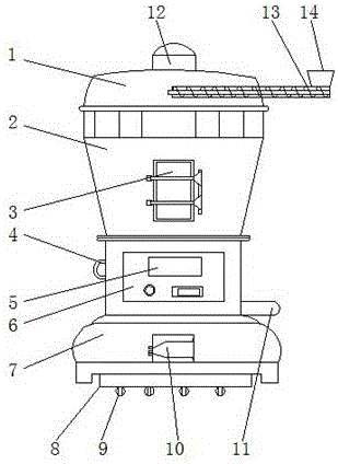 Crop drying machine