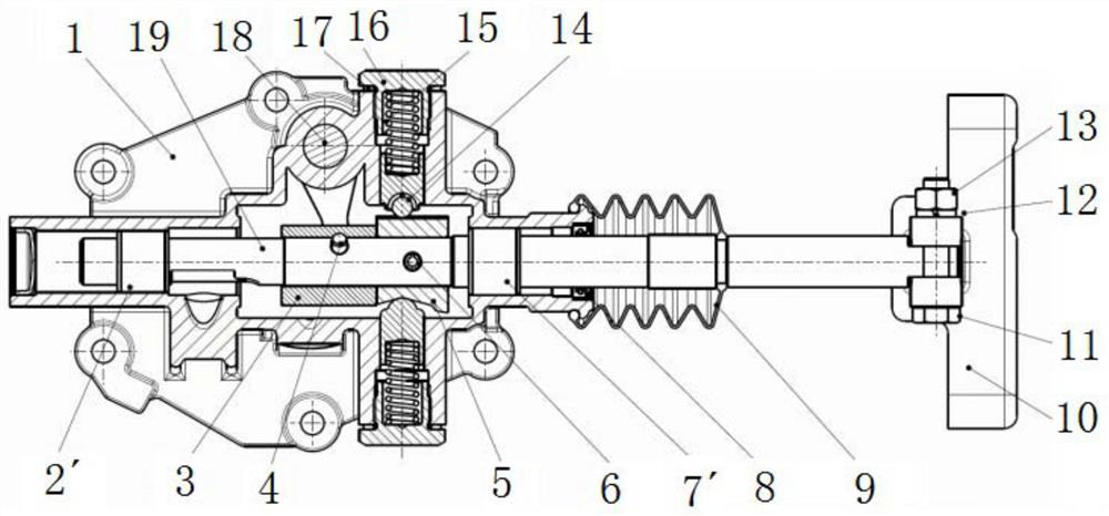 Transmission control structure