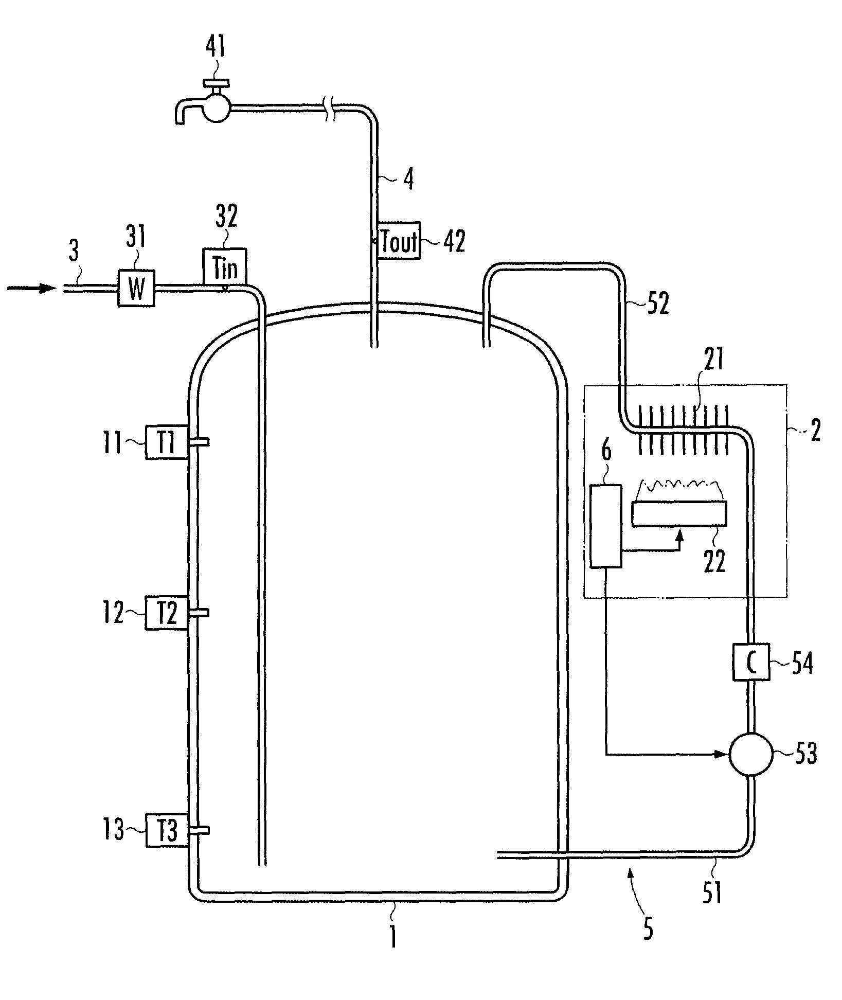 Hot water storage type hot water supply device