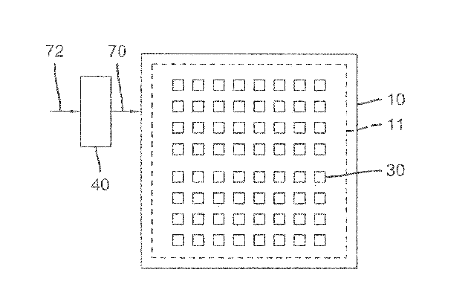 Passive-matrix chiplet drivers for displays