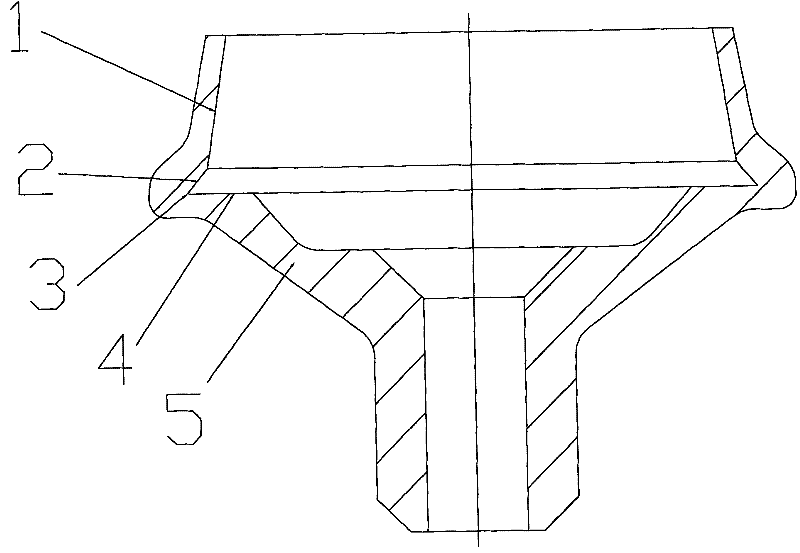 Process for surface treatment of internal wall of open-end spinning frame rotor