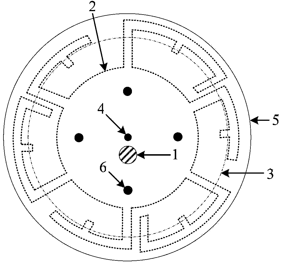 Compact type plane dual-band omnidirectional circularly polarized antenna