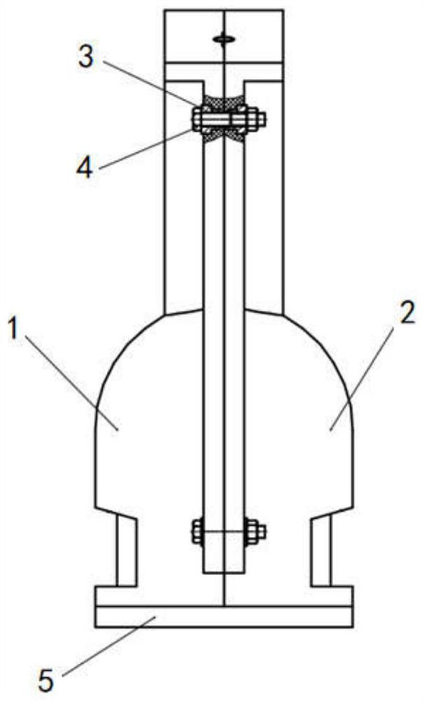 Glass fiber reinforced plastic mutual inductor mold and manufacturing method thereof