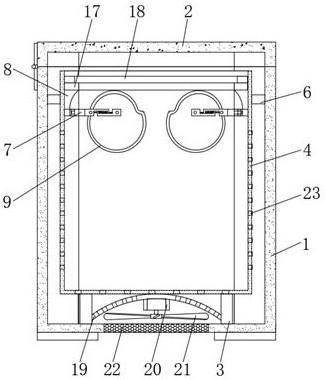 Intelligent garbage can with automatic sealing effect