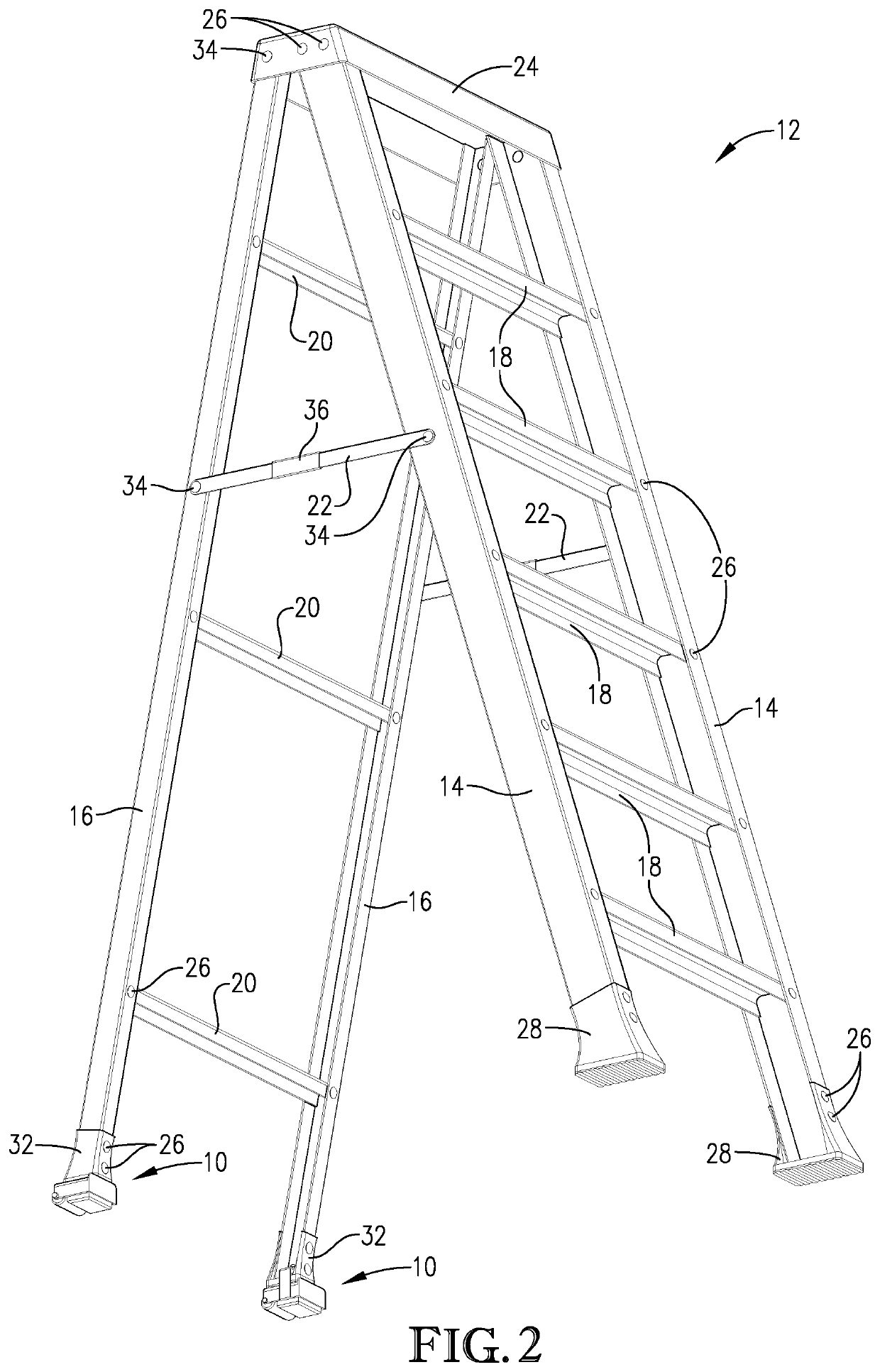 Ladder support apparatus