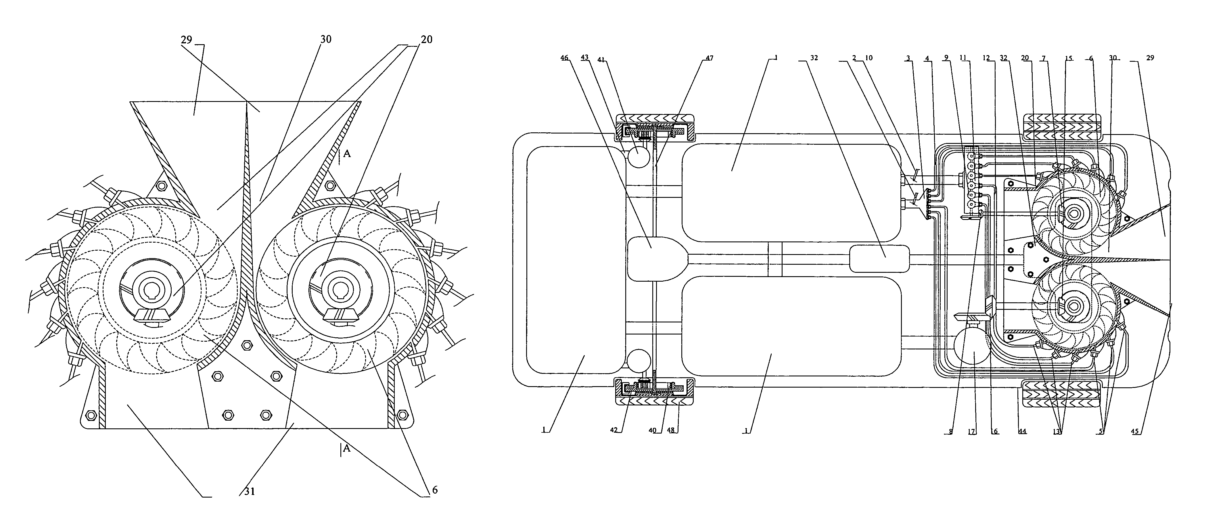 Wind-powered pneumatic engine and a motor vehicle equipped with the engine