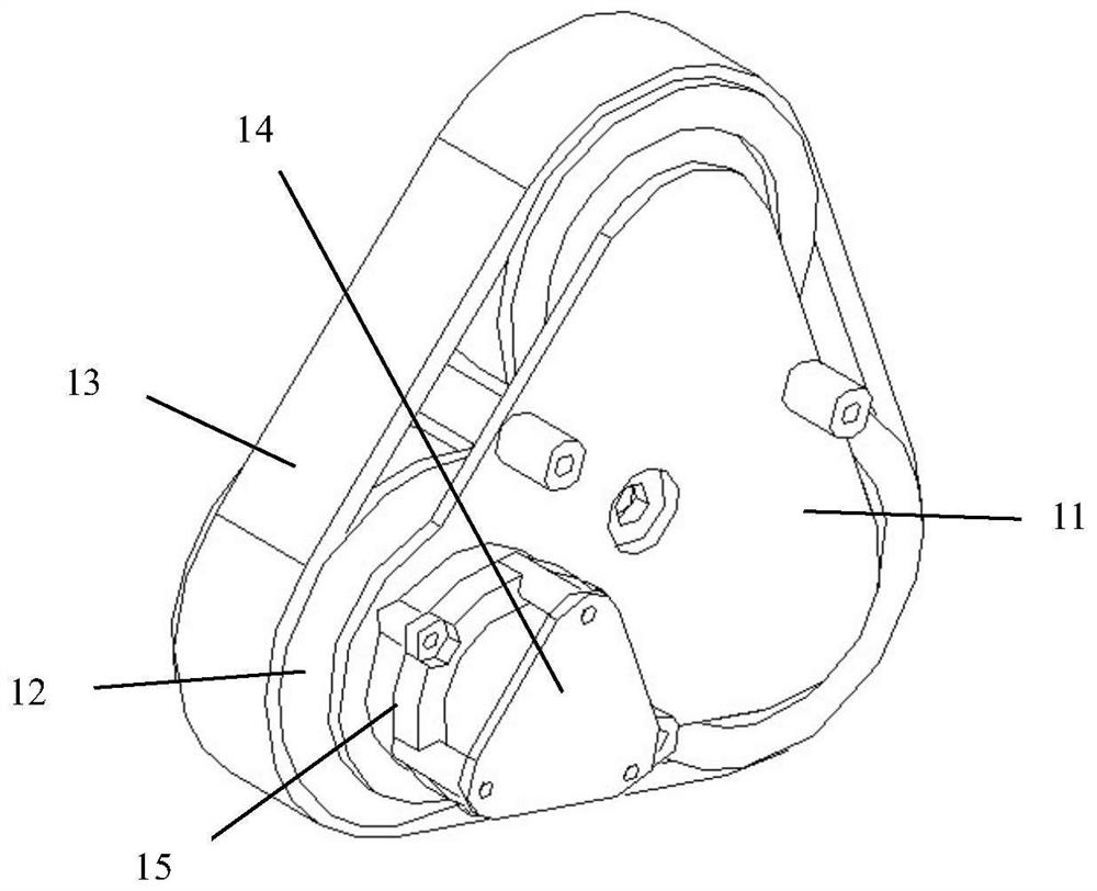 Driving wheel set and self-moving robot