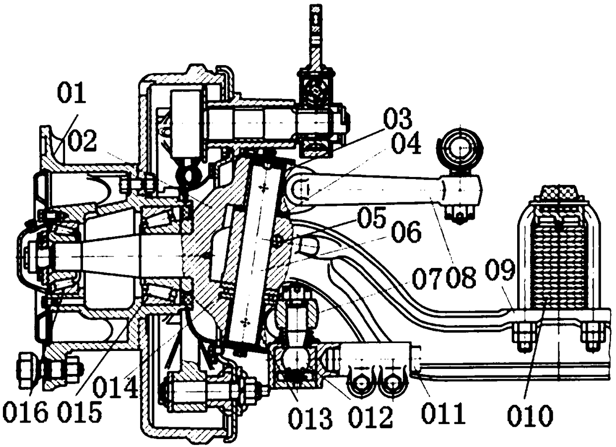 Double direction thrust rolling bearing