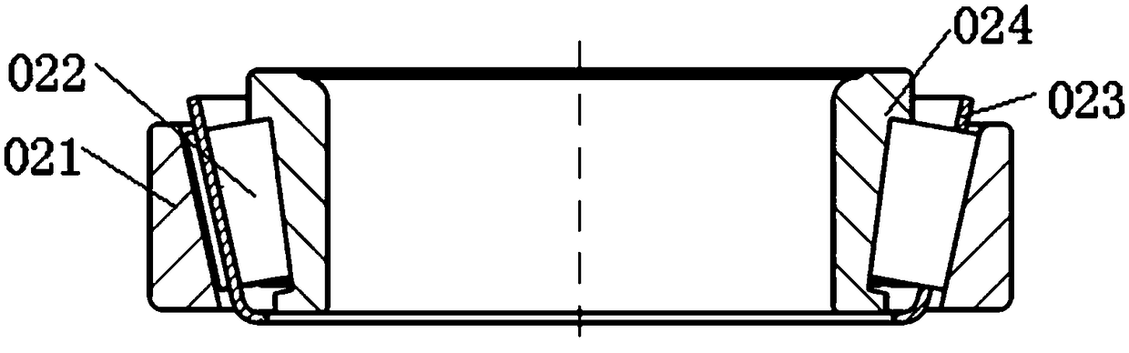 Double direction thrust rolling bearing