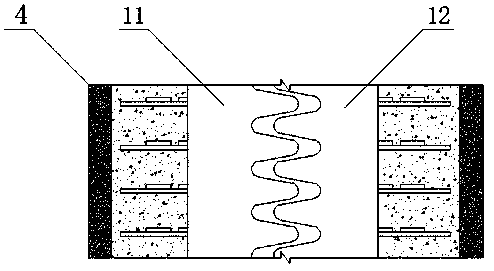 Embedded reinforcing structure and method of bridge expansion device