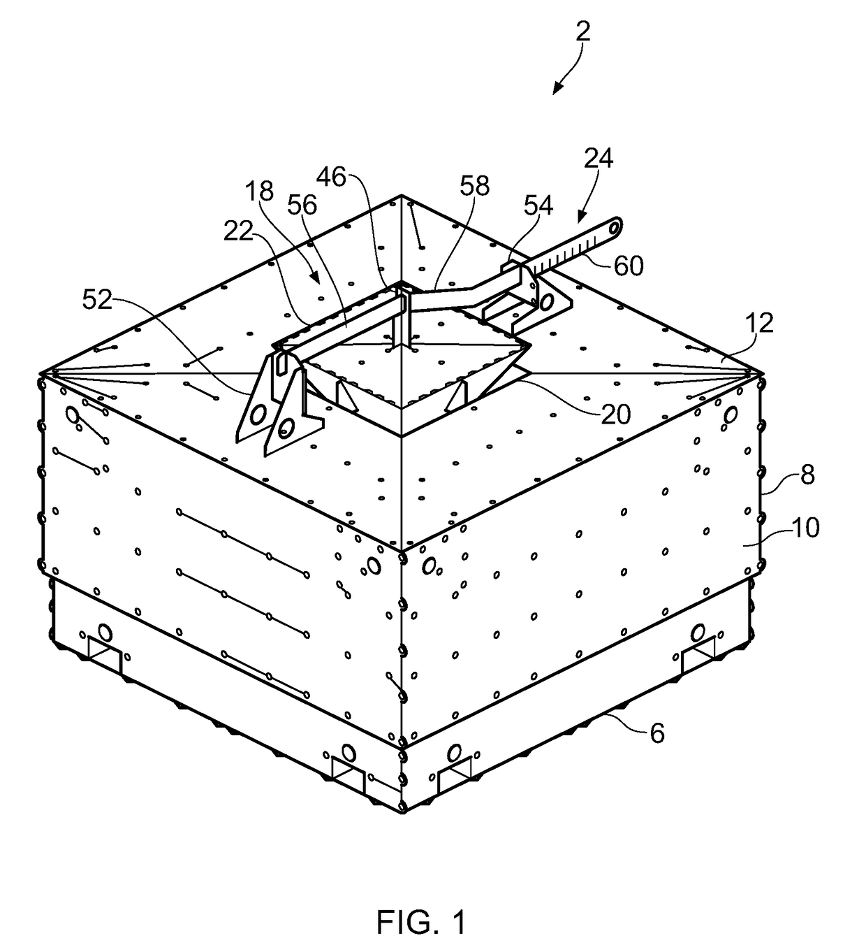 Insulated container for and method of cooling a heated tooling component