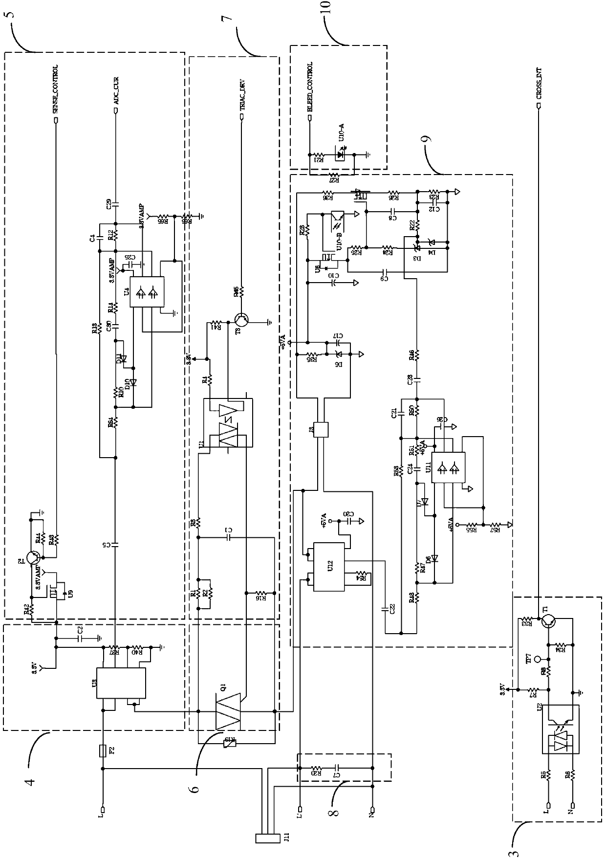 Dimmable power switch