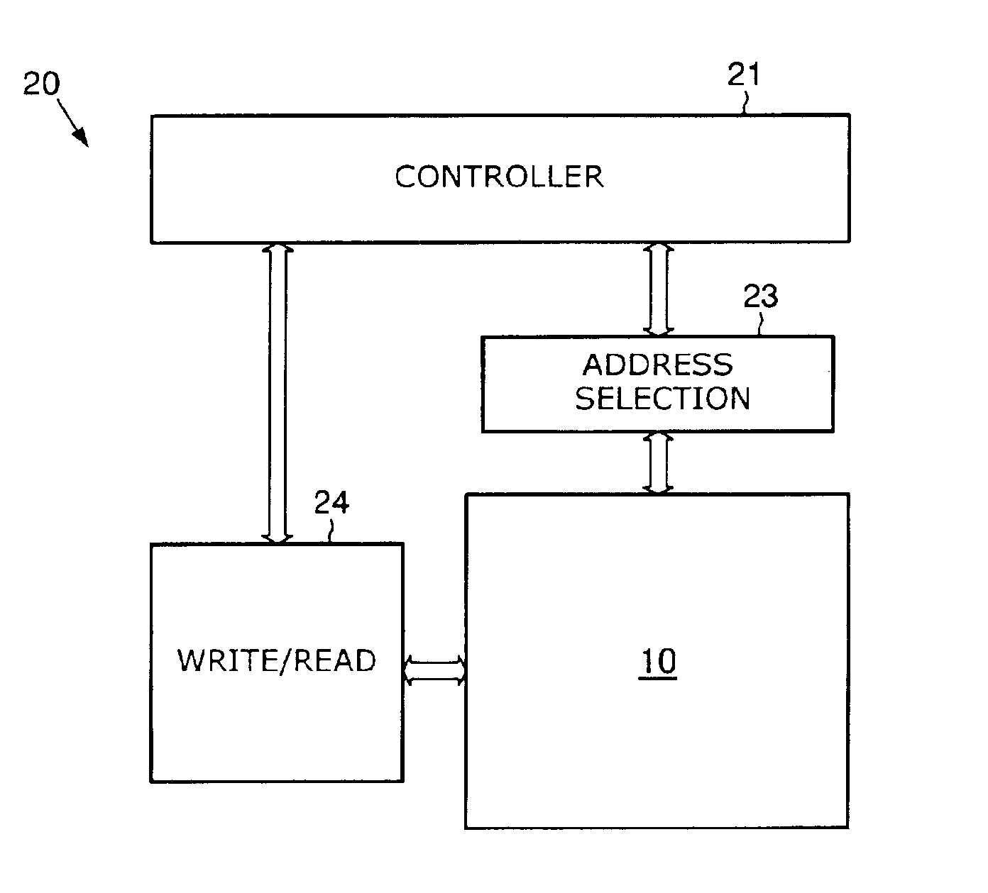 Organic thin-film switching memory device and memory device