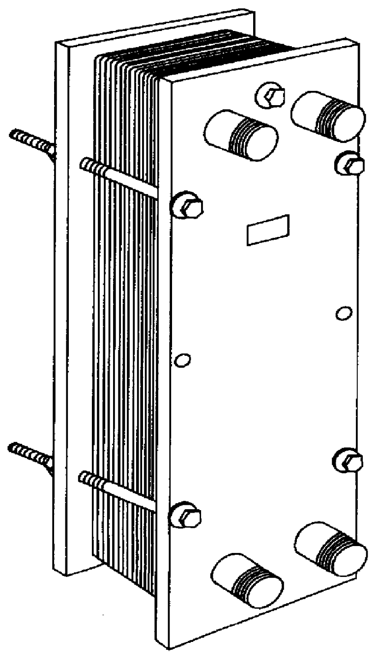 Arrangement for transferring heating and cooling power