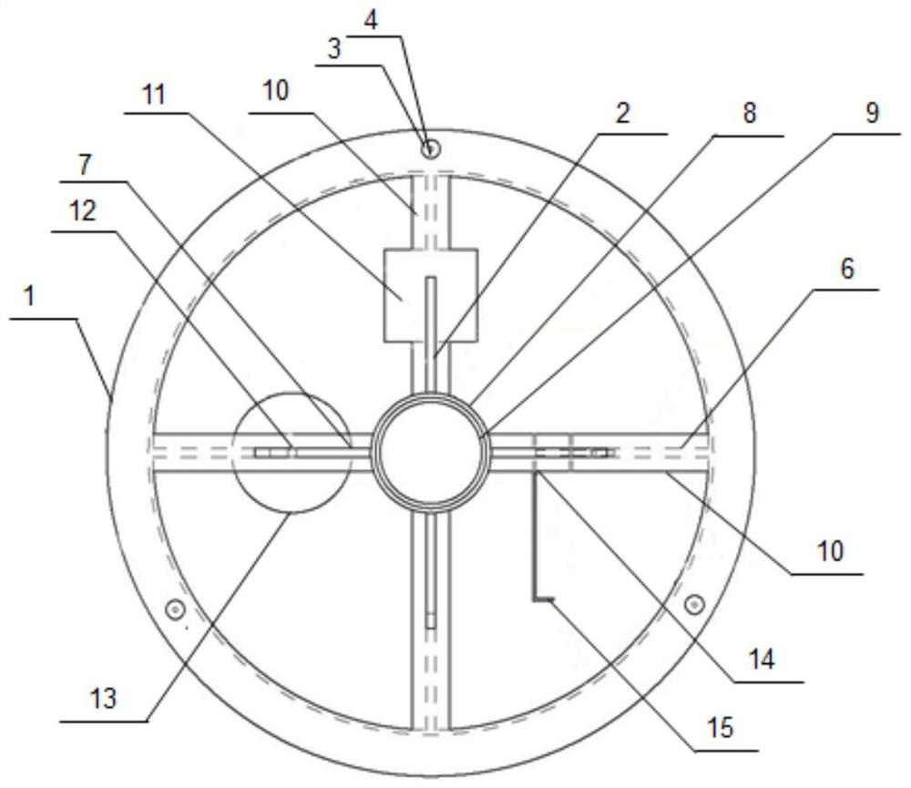 Non-contact inspection well water level measuring device and use method