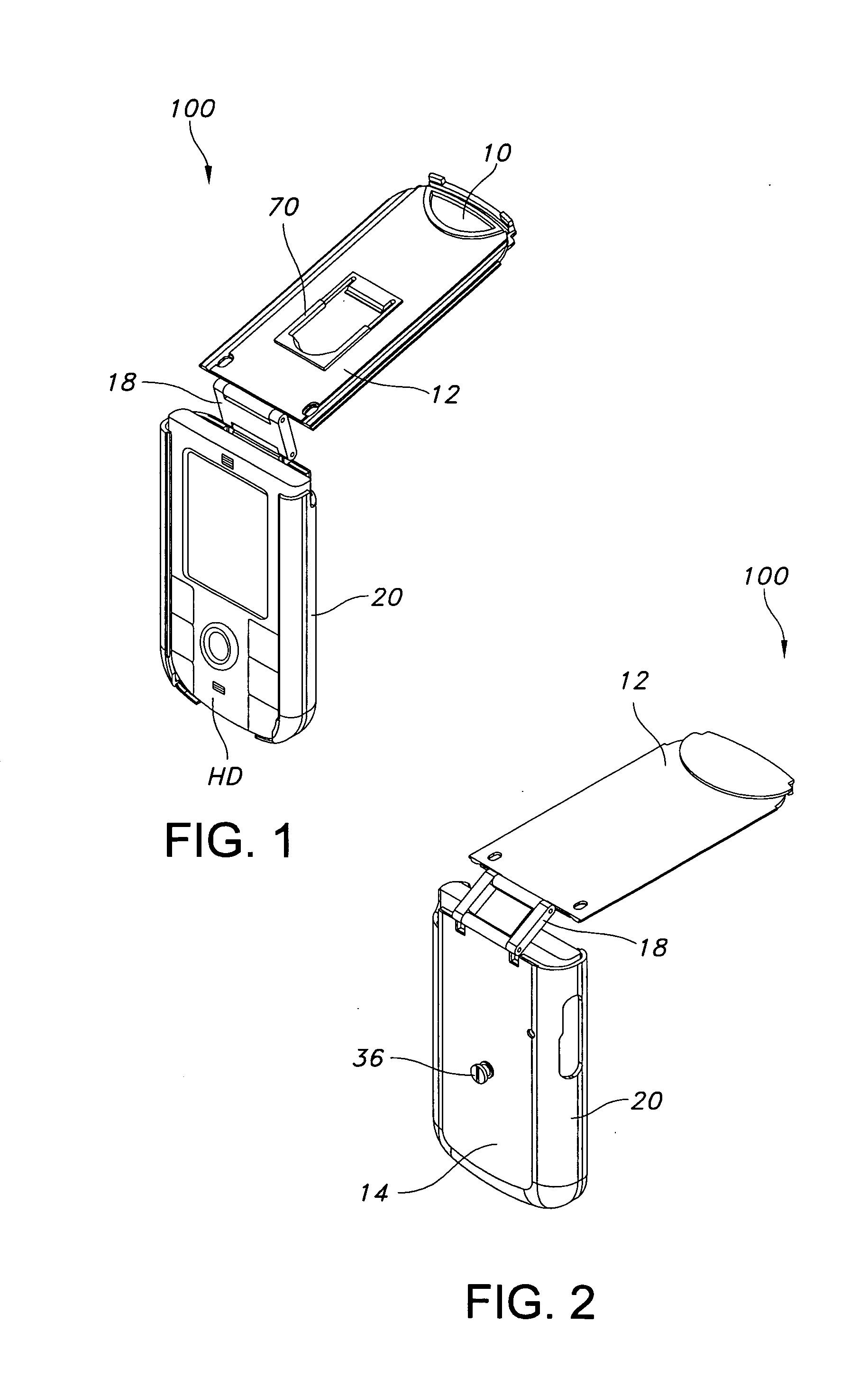 Water-resistant combination case for handheld electronic devices