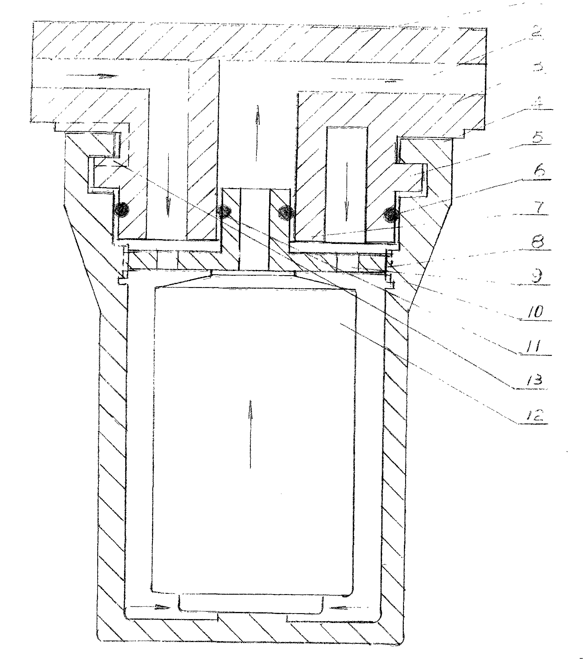 Filtering shell of water purifier and connecting method with base