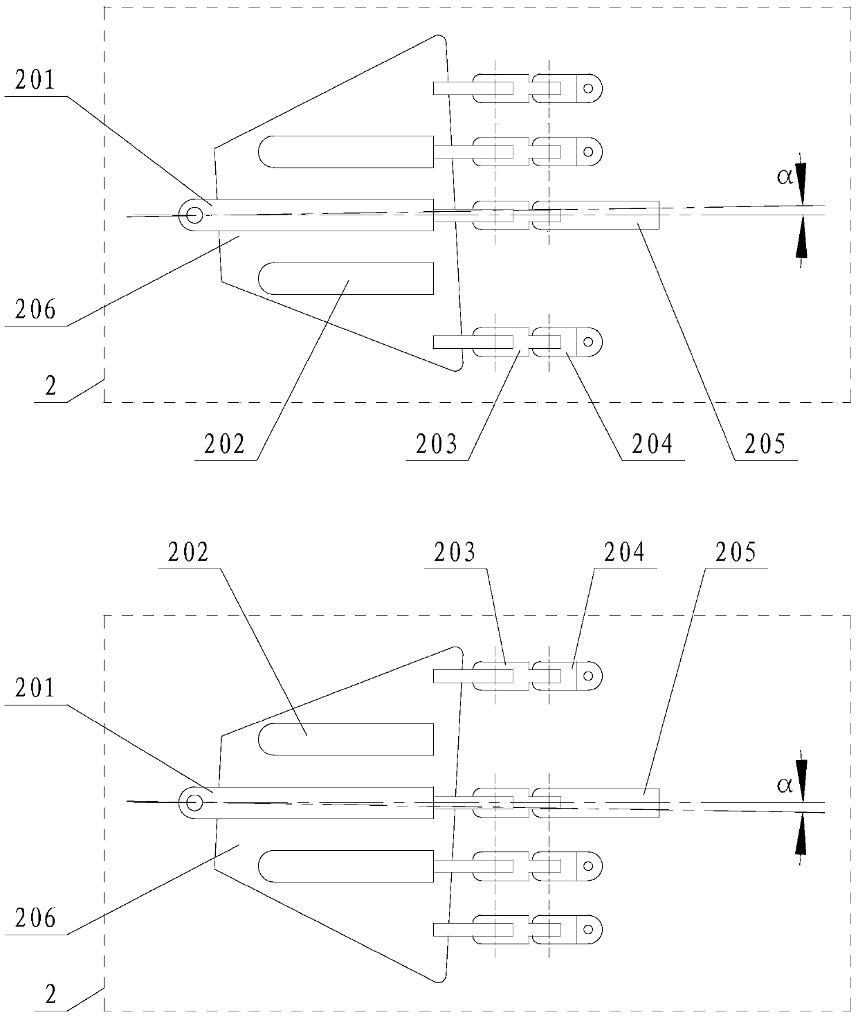 A self-balancing pay-off block and traction plate for tension stringing