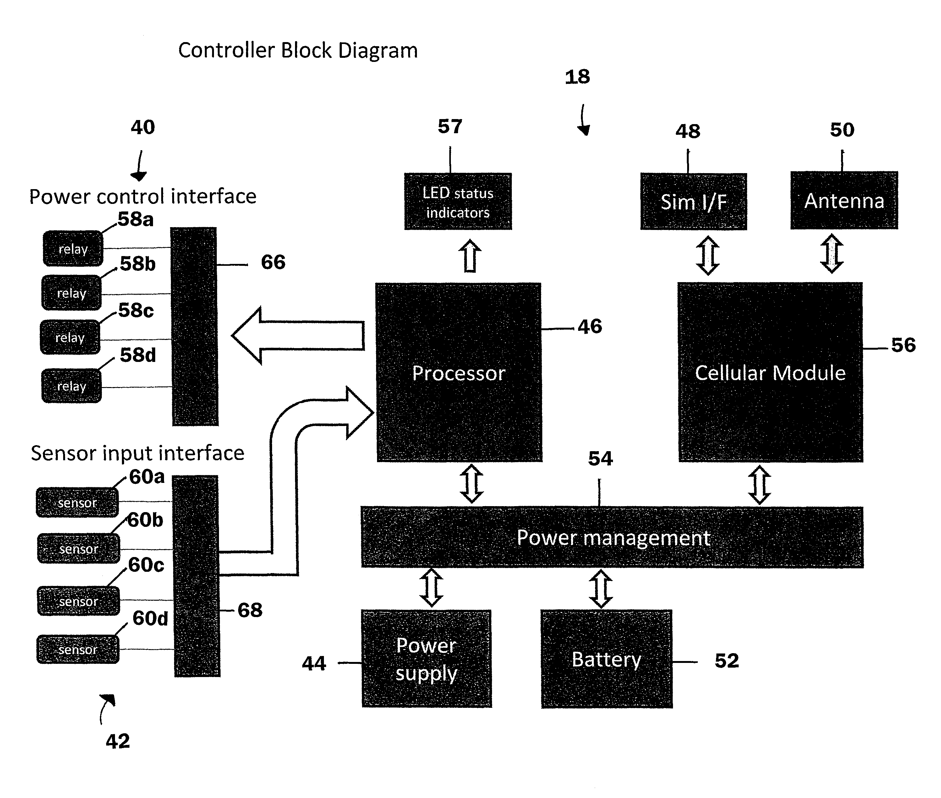 Remote monitor/control for billboard lighting or standby power system