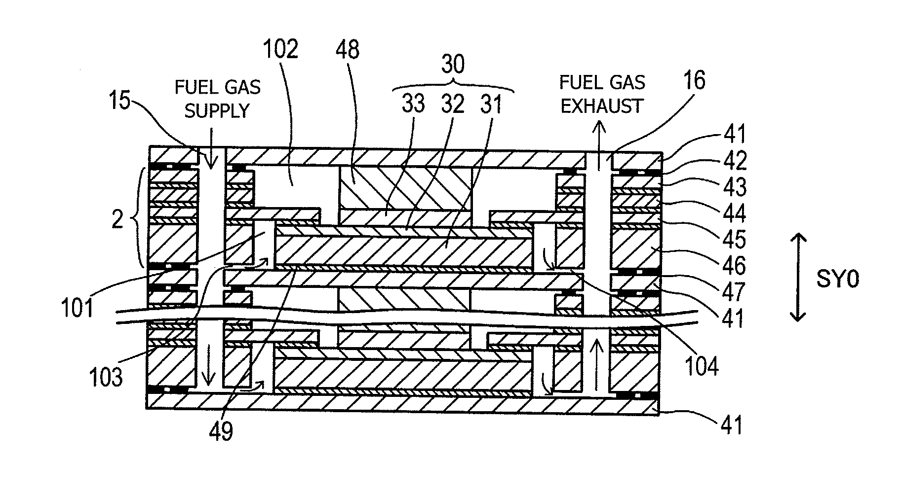 Solid oxide fuel cell apparatus