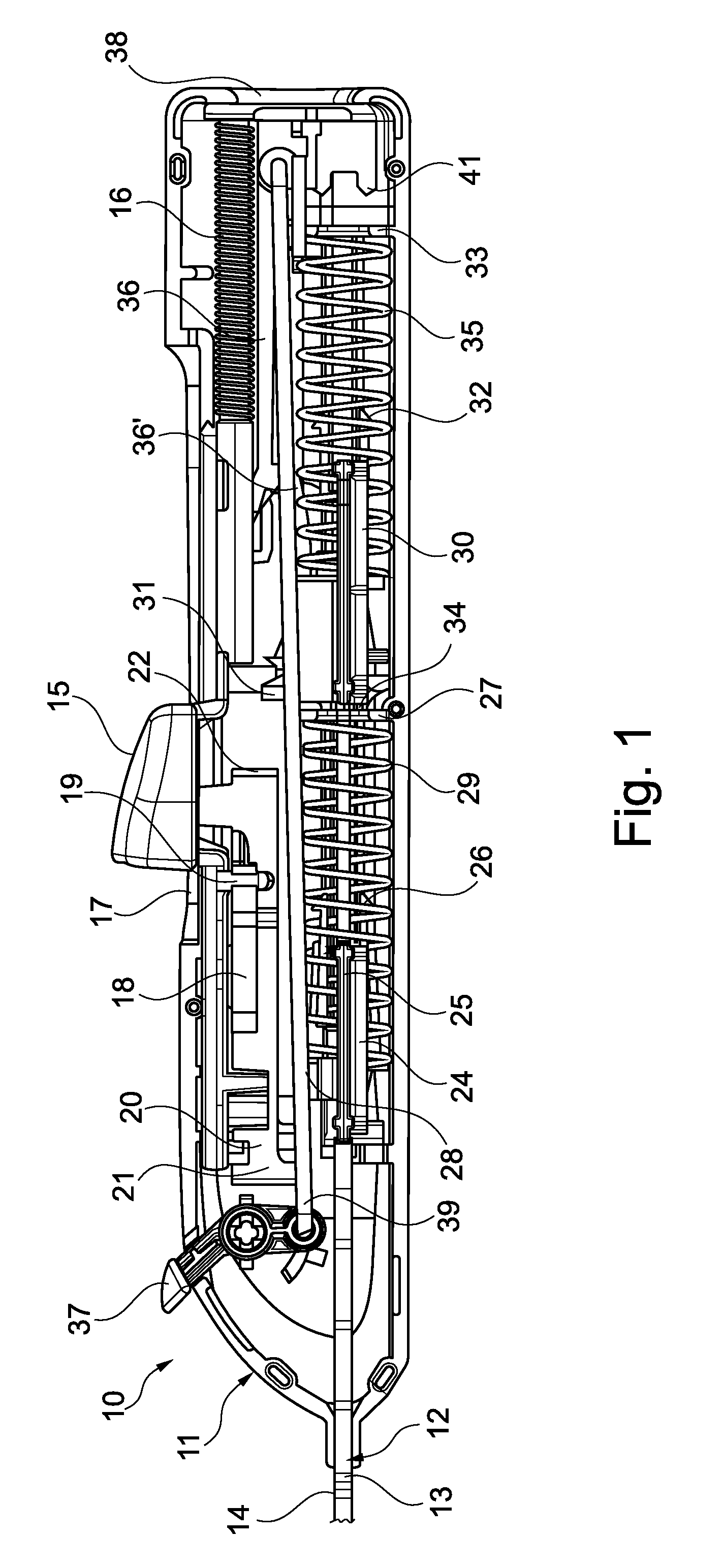 Device for taking at least one sample of tissue