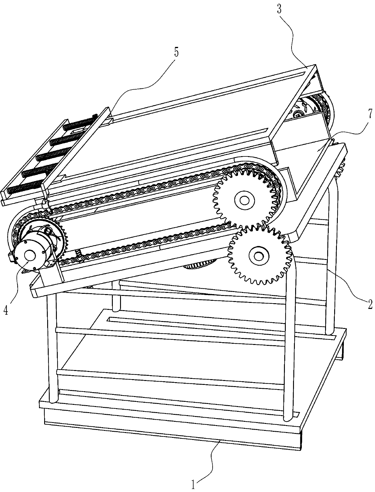 Floating dish tobacco seedling trimming device