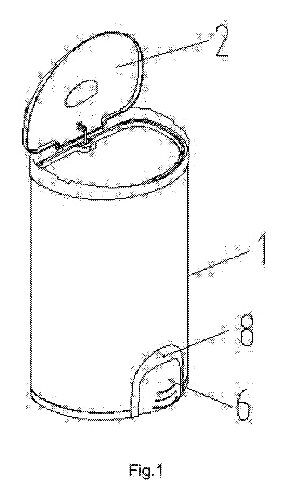 Touching Induction Garbage container with Standby-Opening Function and Controlling Method Thereof