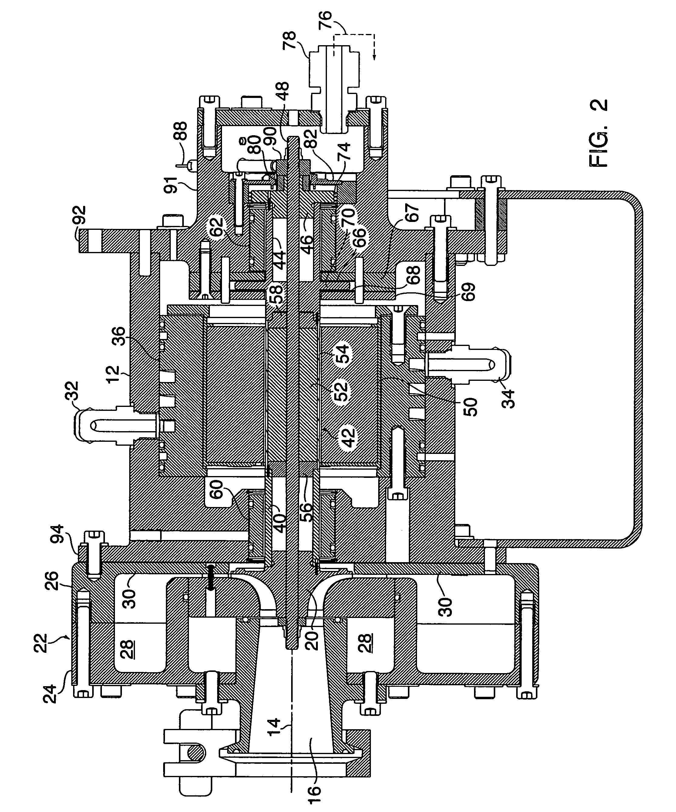 Motor driven centrifugal compressor/blower