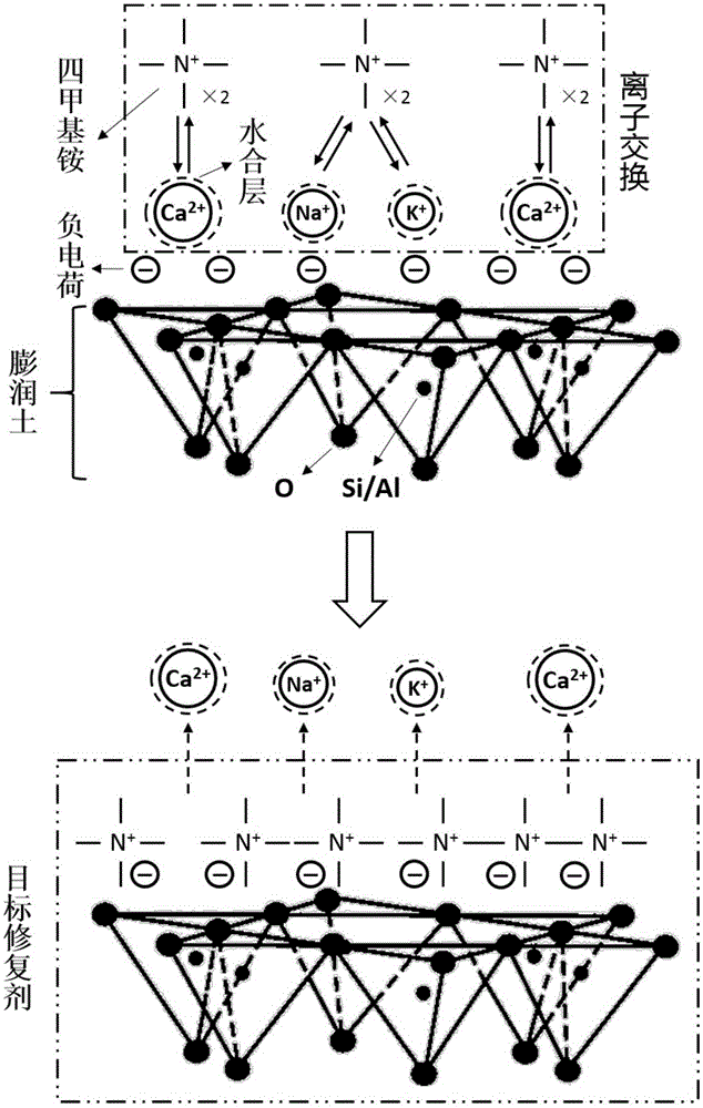 Preparation method of remediation agent for low-concentration single-type organic pollution