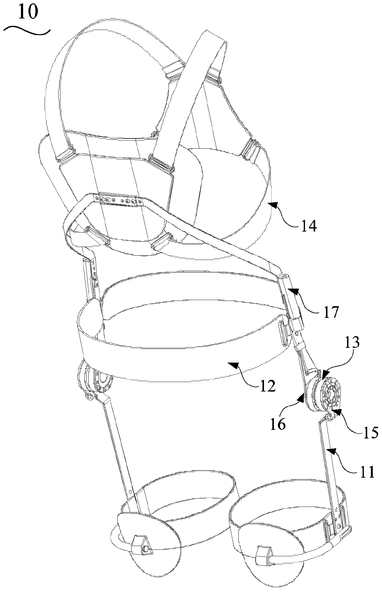 Support assembly and exoskeleton robot