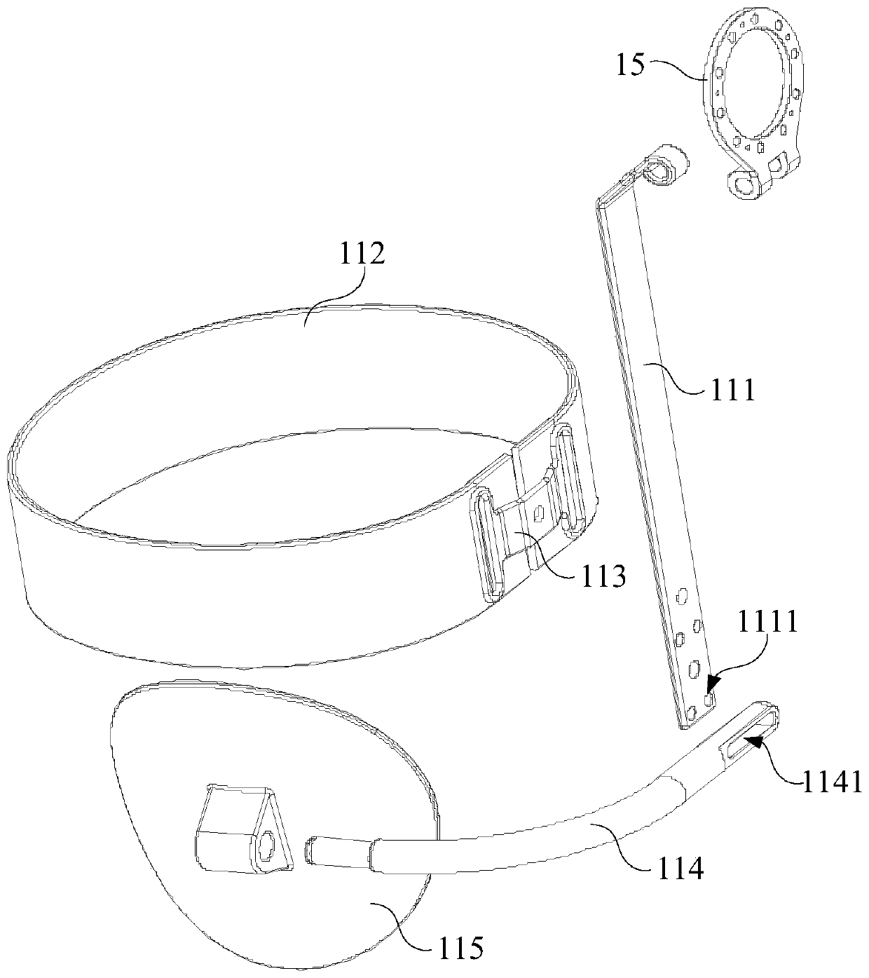 Support assembly and exoskeleton robot