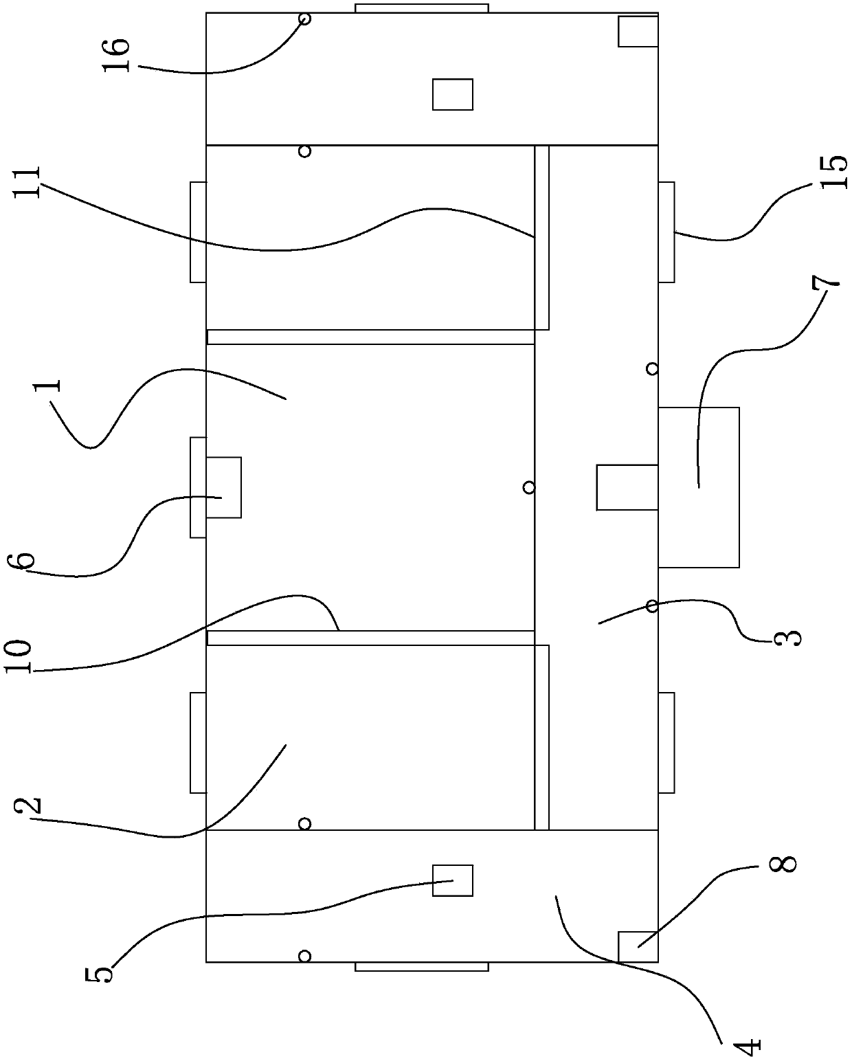 Biochemical treatment tank