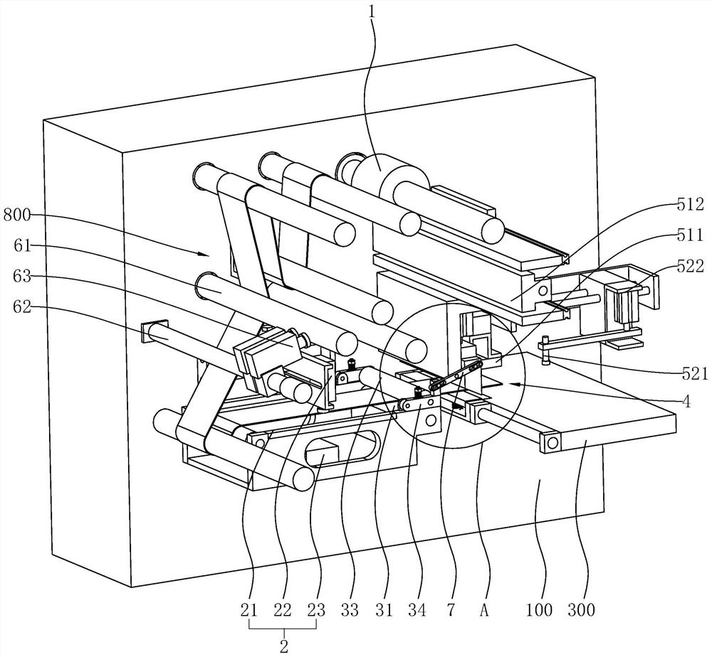 Labeling machine for producing RFID labels