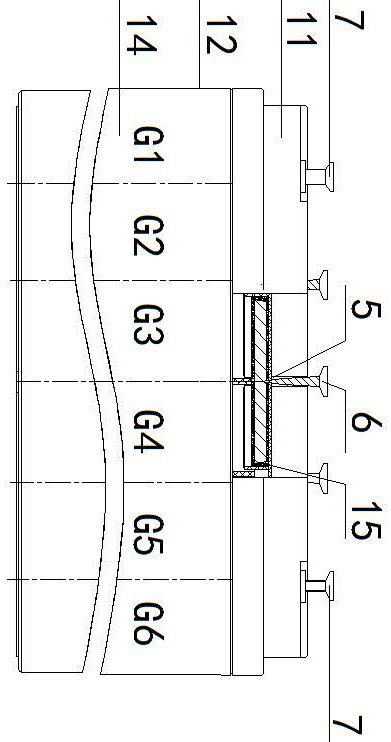 A power battery fault cell screening structure and method