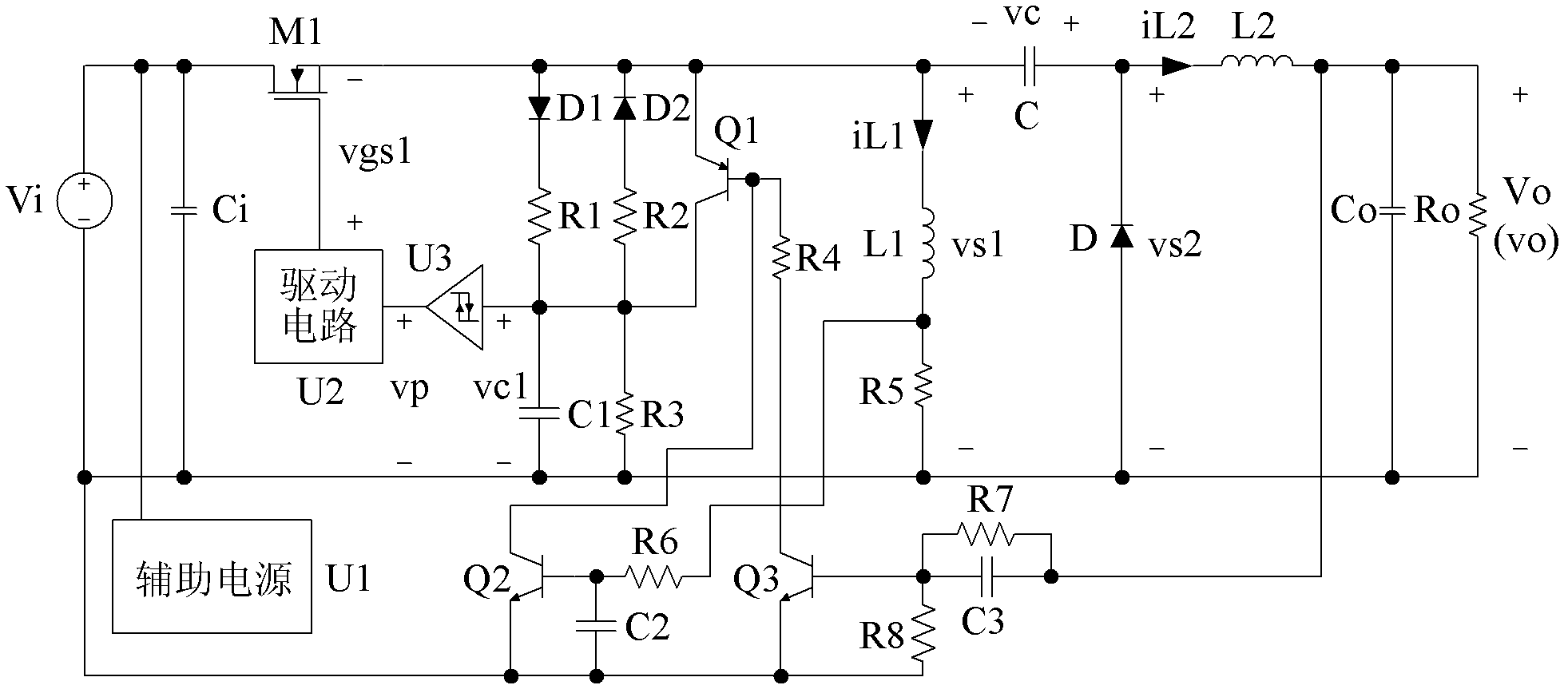 MOSFET-based auto-excitation type Zeta converter